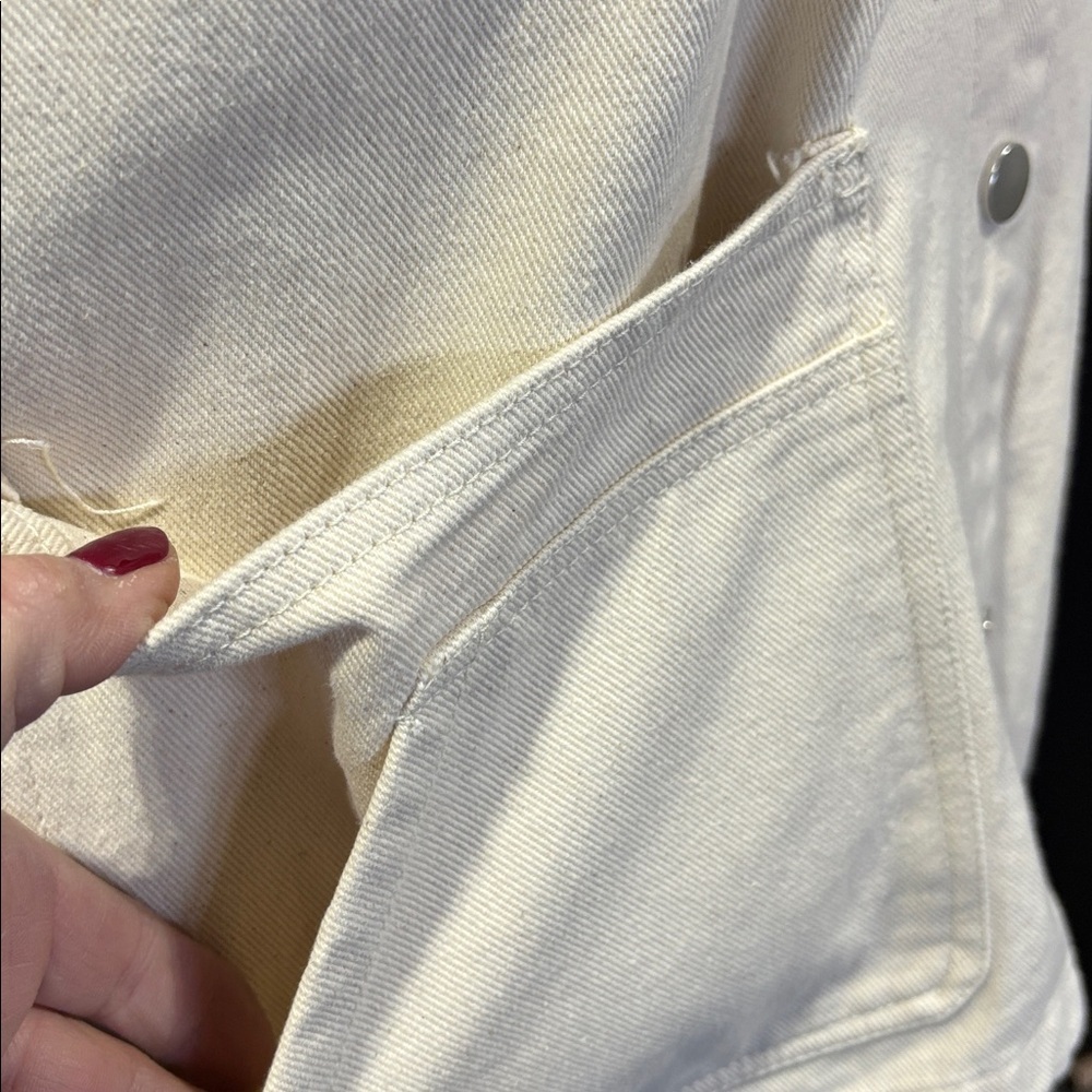 Stitch Fusion Twill cotton chore jacket,snap front,chest pockets,4 front pockets View 4